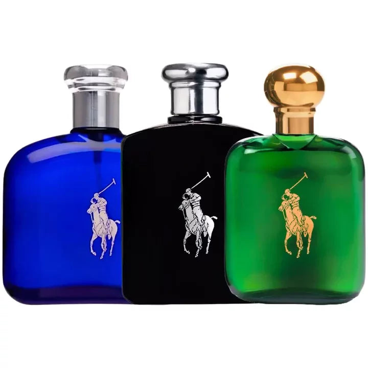 COMBO 3 PERFUMES MASCULINOS - POLO BLUE, POLO BLACK E POLO VERDE