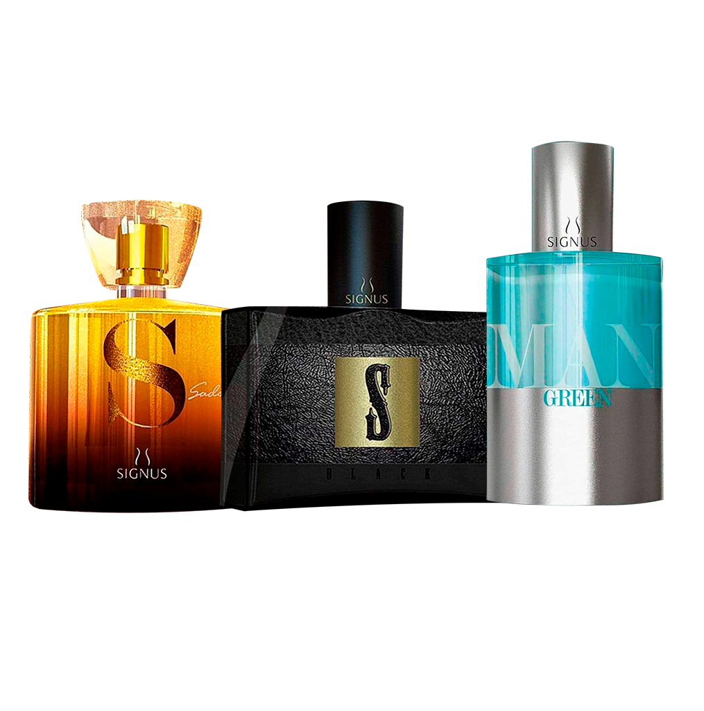 Combo 3 Perfumes Masculinos - Chanel Allure, Invictus, Scandal 100ml