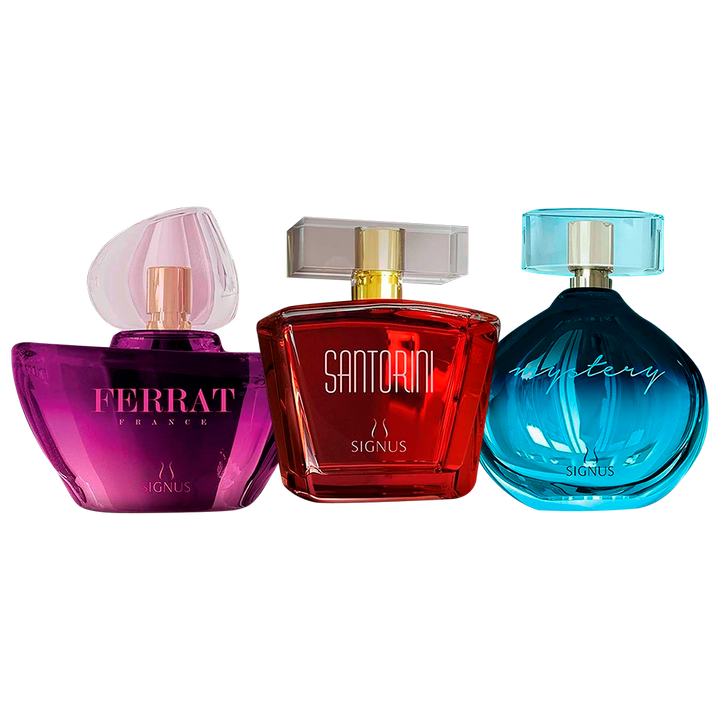 COMBO 3 PERFUMES FEMININOS - GABRIELA SABATINI, AMOR AMOR E GOOD GIRL