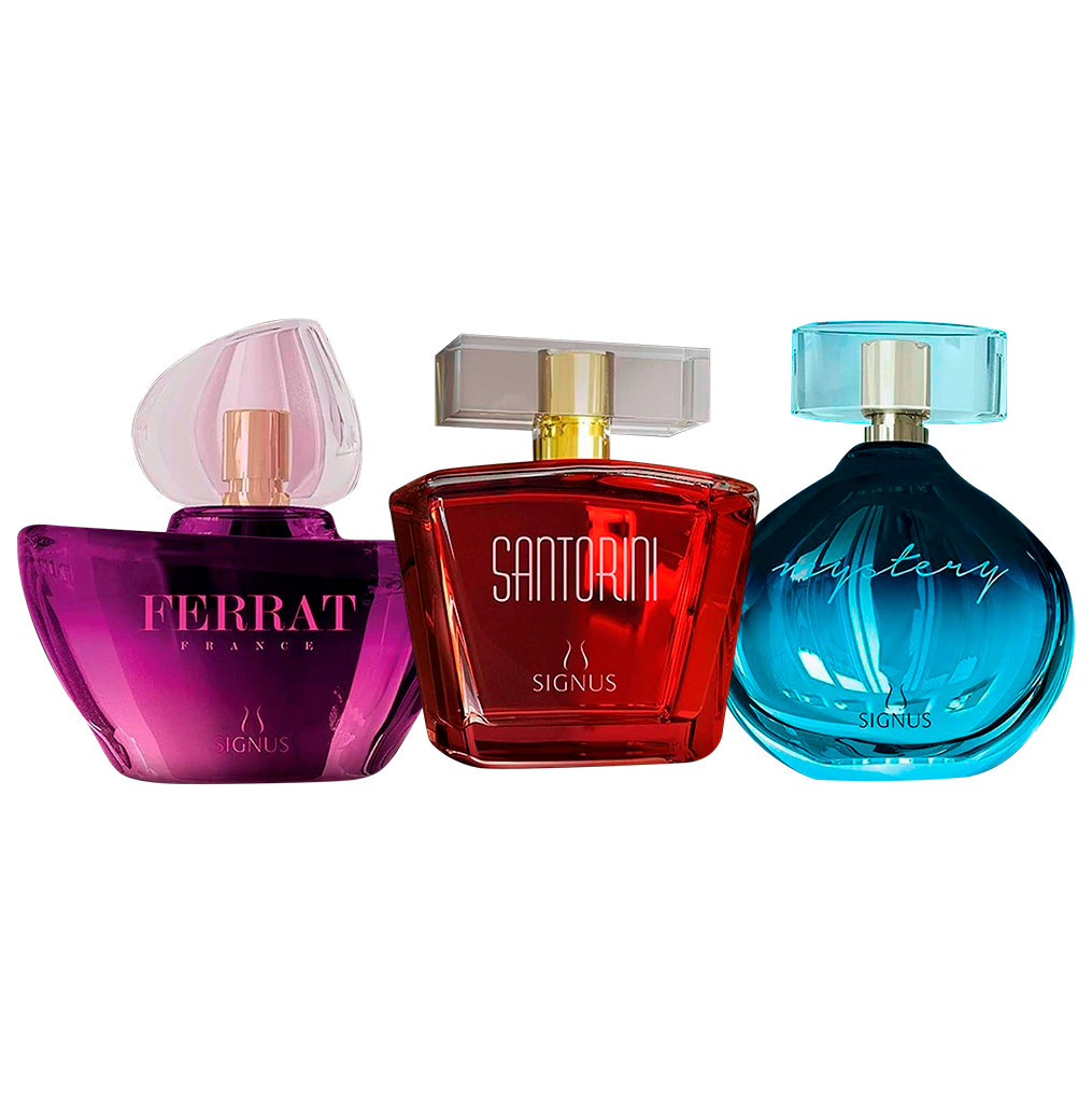 COMBO 3 PERFUMES FEMININOS - 212 VIP, SCANDAL E GOOD GIRL – Signus Parfum